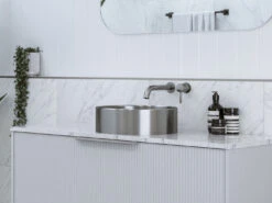 Luxe Basin 360mm -HERA Bathware Sales luxe basin 360mmbrushed goldtimberline 750009