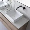 Macleod - Above Counter Basin -HERA Bathware Sales macleod above counter basingloss whitebasinaulic 302888