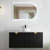Marlo 600-1500mm Satin Black Wall Hung Vanity 1 Marlo 600-1500mm Satin Black Wall Hung Vanity -HERA Bathware Sales marlo 1200mm satin black wall hung vanitychromevanitiesotti 351591