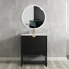 Marlo Vanity Legs Only - Matte Black -HERA Bathware Sales marlo vanity legs only matte blackmatte black600mmvanitiesotti 769719