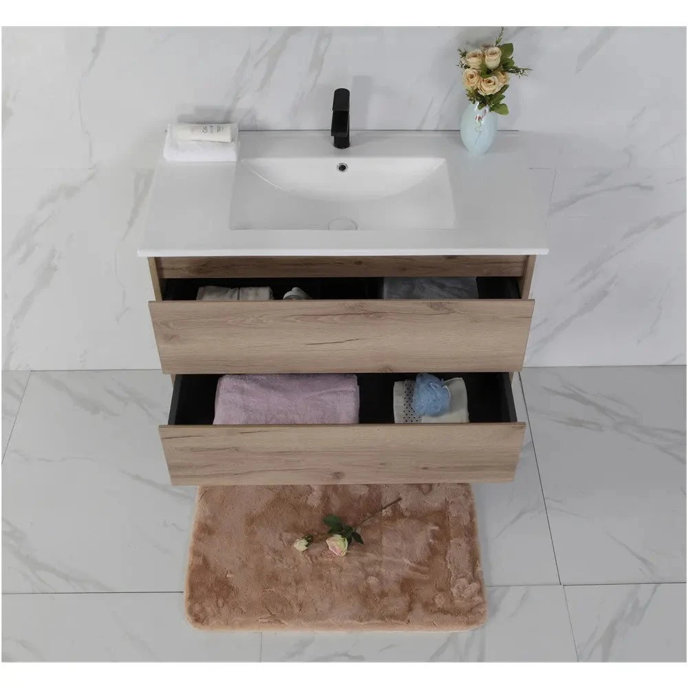 Max Timber Look Wall Hung Vanity 600mm Max Timber Look Wall Hung Vanity 600mm -HERA Bathware Sales max timber look wall hung vanity 600mmvanitiesaulic 866677