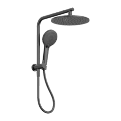 MECCA 2 IN 1 TWIN SHOWER | Nero -HERA Bathware Sales mecca 2 in 1 twin shower nerogun metalshower setnero tapware 998454