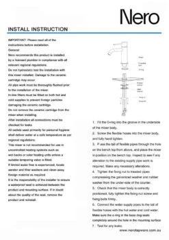 MECCA Basin Mixer -HERA Bathware Sales mecca basin mixergun metalbasin mixernero tapware 660849