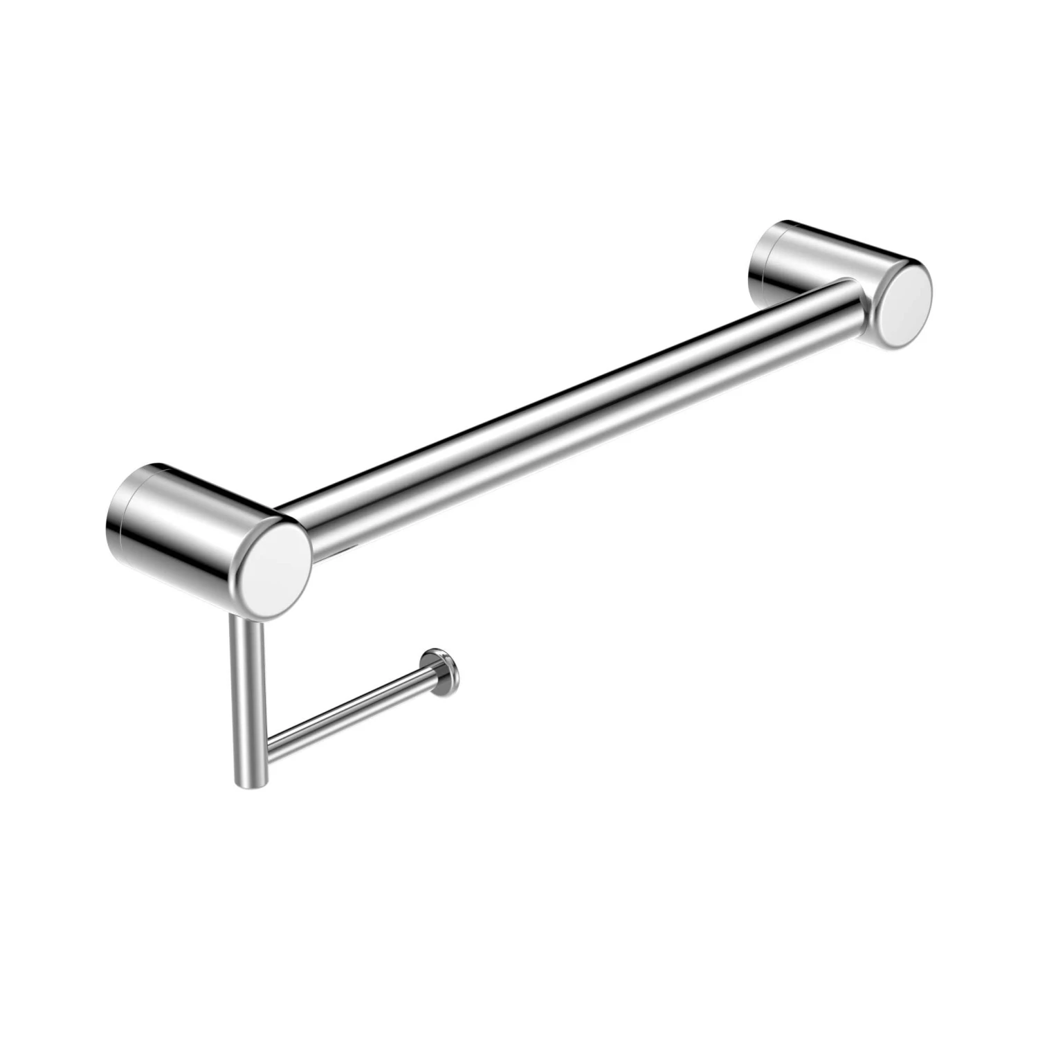 Mecca Care 32mm Grab Rail with Toilet Roll Holder 450mm Mecca Care 32mm Grab Rail With Toilet Roll Holder 450mm -HERA Bathware Sales mecca care 32mm grab rail with toilet roll holder 450mmchrometoilet roll holdernero tapware 412931