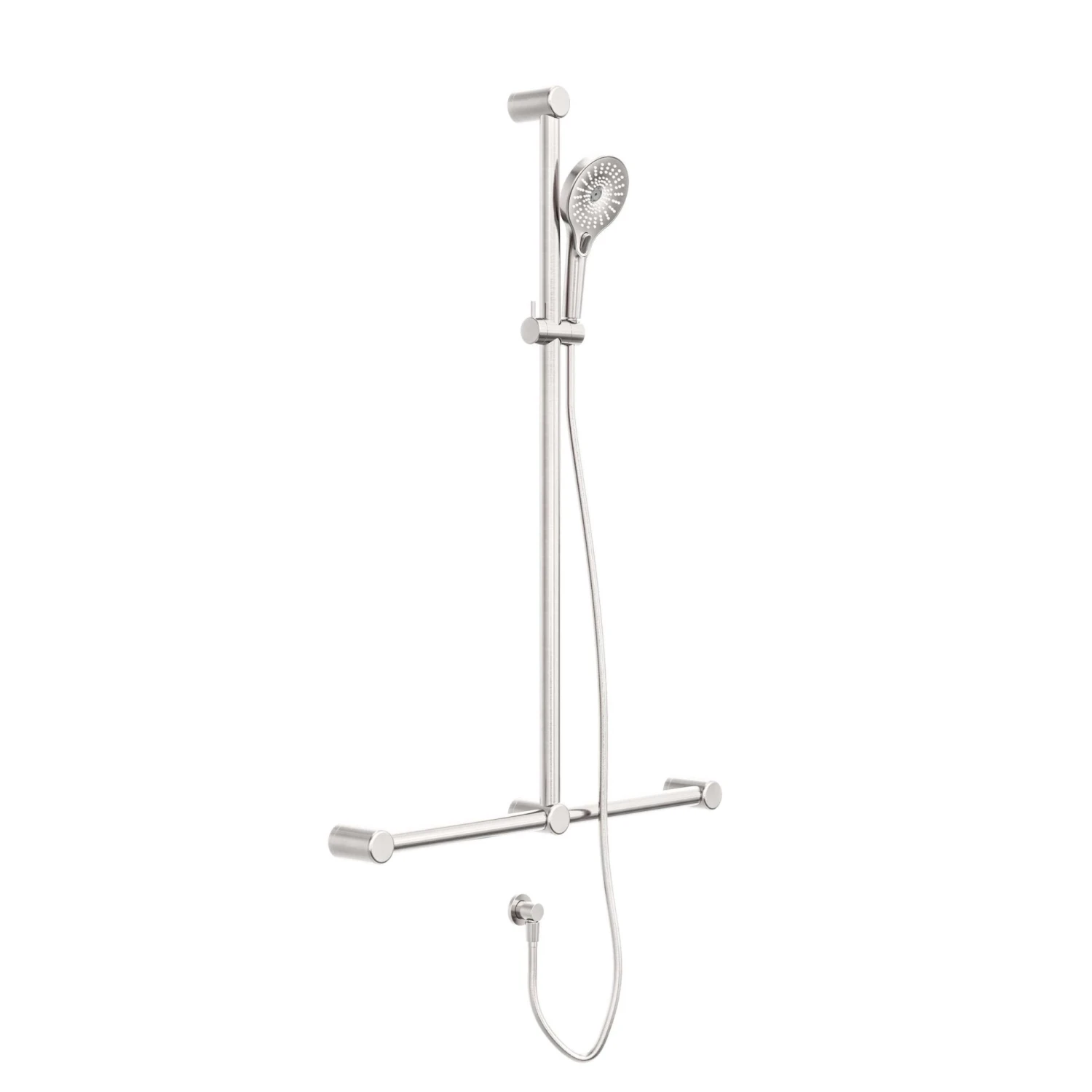 Mecca Care 32mm T Bar Grab Rail and Adjustable Shower Set 1100x750mm Mecca Care 32mm T Bar Grab Rail And Adjustable Shower Set 1100x750mm -HERA Bathware Sales mecca care 32mm t bar grab rail and adjustable shower set 1100x750mmchromeshower railsnero tapware 451949