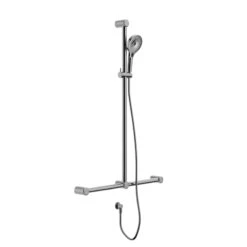 Mecca Care 32mm T Bar Grab Rail And Adjustable Shower Set 1100x750mm