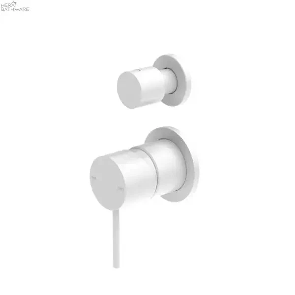 MECCA Shower Mixer with Diverter Separate MECCA Shower Mixer With Diverter Separate -HERA Bathware Sales mecca shower mixer with diverter separatematte whiteshower mixernero tapware 905058