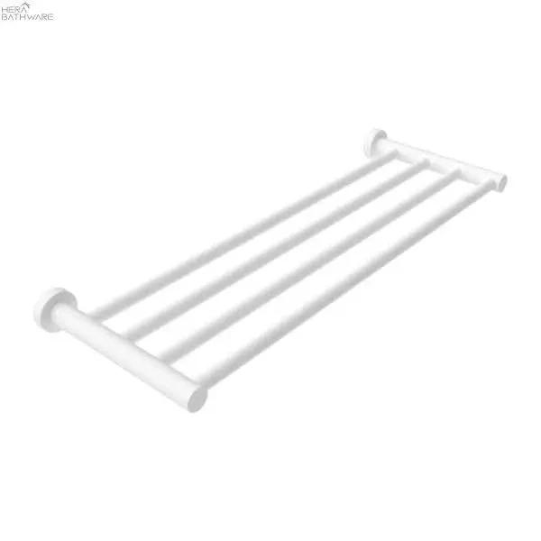 MECCA Towel Rack MECCA Towel Rack -HERA Bathware Sales mecca towel rackmatte whitetowel railnero tapware 405639