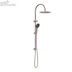Mecca Twin Shower With Air Shower II 9 Mecca Twin Shower With Air Shower II -HERA Bathware Sales mecca twin shower with air shower iibrushed bronzeshower setnero tapware 366713