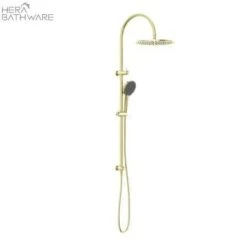 Mecca Twin Shower With Air Shower II 14 Mecca Twin Shower With Air Shower II -HERA Bathware Sales mecca twin shower with air shower iibrushed goldshower setnero tapware 971317