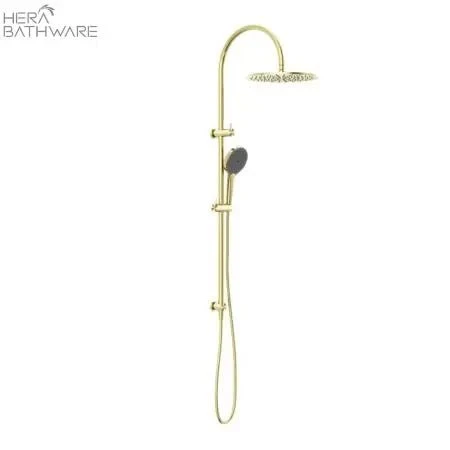 Mecca Twin Shower with Air shower II Mecca Twin Shower With Air Shower II -HERA Bathware Sales mecca twin shower with air shower iibrushed goldshower setnero tapware 971317