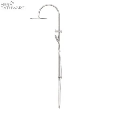 Mecca Twin Shower with Air shower II Mecca Twin Shower With Air Shower II -HERA Bathware Sales mecca twin shower with air shower iibrushed nickelshower setnero tapware 547024
