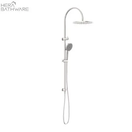 Mecca Twin Shower with Air shower II Mecca Twin Shower With Air Shower II -HERA Bathware Sales mecca twin shower with air shower iibrushed nickelshower setnero tapware 859267