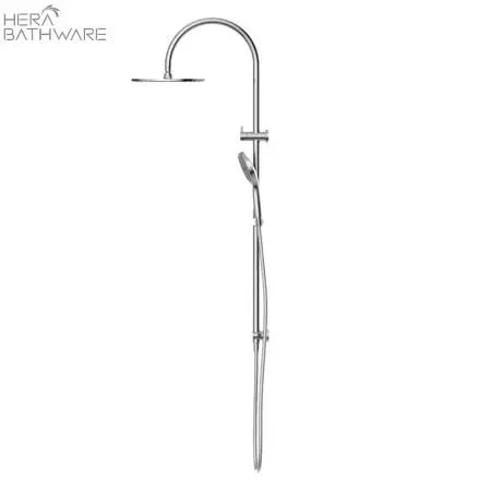 Mecca Twin Shower with Air shower II Mecca Twin Shower With Air Shower II -HERA Bathware Sales mecca twin shower with air shower iichromeshower setnero tapware 446615