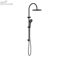 Mecca Twin Shower With Air Shower II 15 Mecca Twin Shower With Air Shower II -HERA Bathware Sales mecca twin shower with air shower iimatte blackshower setnero tapware 629721
