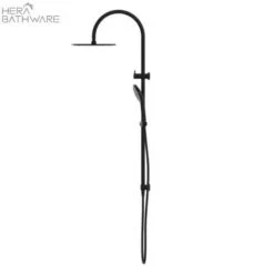 Mecca Twin Shower With Air Shower II 16 Mecca Twin Shower With Air Shower II -HERA Bathware Sales mecca twin shower with air shower iimatte blackshower setnero tapware 683009