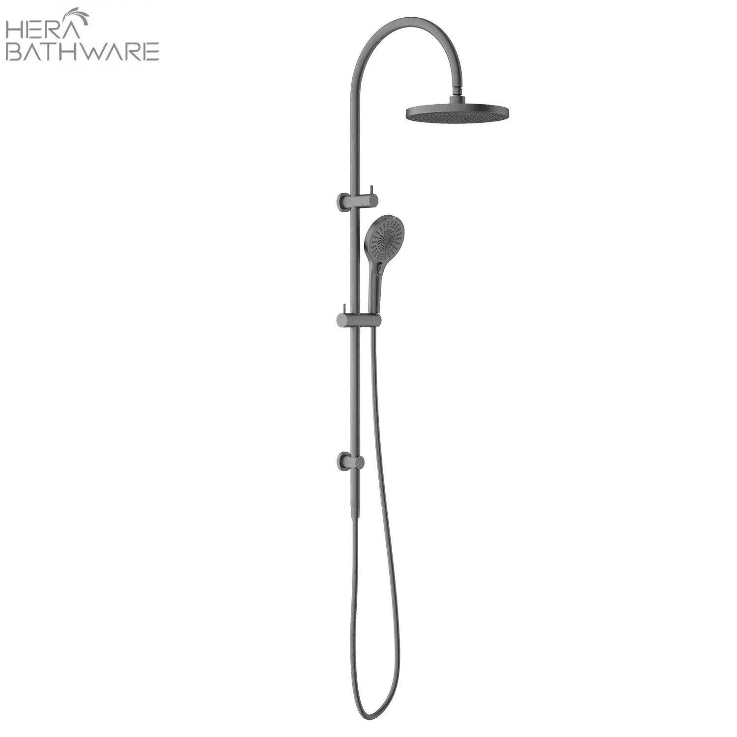 MECCA Twin Shower with Opal Shower MECCA Twin Shower With Opal Shower -HERA Bathware Sales mecca twin shower with opal showergun metalshower setnero tapware 458717