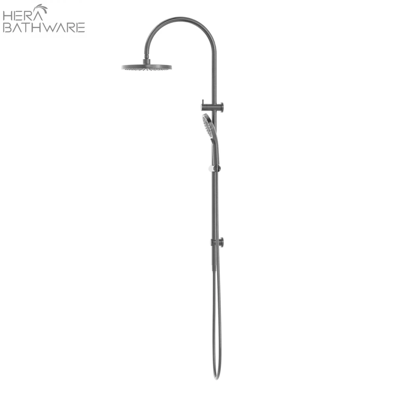 MECCA Twin Shower with Opal Shower MECCA Twin Shower With Opal Shower -HERA Bathware Sales mecca twin shower with opal showergun metalshower setnero tapware 511289