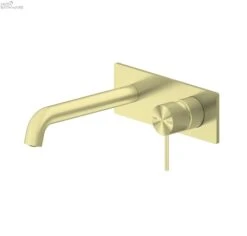MECCA Wall Basin Mixer Spout 120-260mm 5 MECCA Wall Basin Mixer Spout 120-260mm -HERA Bathware Sales mecca wall basin mixer spout 120 260mm120mmbrushed goldwall basin mixernero tapware 993597