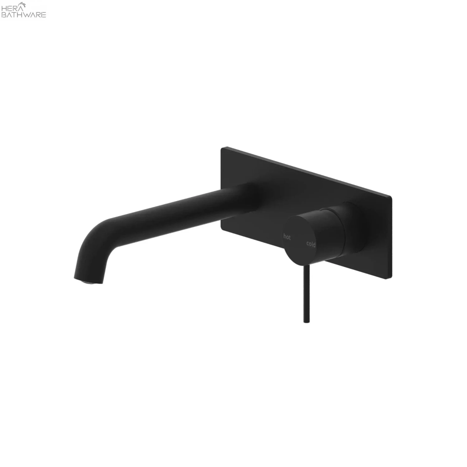 MECCA Wall Basin Mixer Spout 120-260mm MECCA Wall Basin Mixer Spout 120-260mm -HERA Bathware Sales mecca wall basin mixer spout 120 260mm120mmmatte blackwall basin mixernero tapware 685441