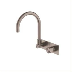 MECCA Wall Basin Mixer Swivel Spout - Handle Up 9 MECCA Wall Basin Mixer Swivel Spout - Handle Up -HERA Bathware Sales mecca wall basin mixer swivel spout handle upbrushed bronzewall basin mixernero tapware 136711