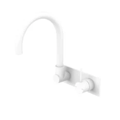 MECCA Wall Basin Mixer Swivel Spout - Handle Up 8 MECCA Wall Basin Mixer Swivel Spout - Handle Up -HERA Bathware Sales mecca wall basin mixer swivel spout handle upmatte whitewall basin mixernero tapware 711507