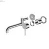 MECCA Wall Basin/Bath Mixer Swivel Spout 225mm / Trim Kit Only -HERA Bathware Sales mecca wall basinbath mixer swivel spout 225mm trim kit onlychrometrim kitsnero tapware 633518