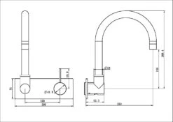 MECCA Wall Basin/Bath Mixer Swivel Spout Handle Up / Trim Kit Only 8 MECCA Wall Basin/Bath Mixer Swivel Spout Handle Up / Trim Kit Only -HERA Bathware Sales mecca wall basinbath mixer swivel spout handle up trim kit onlymatte blacktrim kitsnero tapware 497499