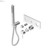 MECCA Wall Mount Handshower Divertor System - Trim Kits -HERA Bathware Sales mecca wall mount handshower divertor system trim kitschromeshower railsnero tapware 624576