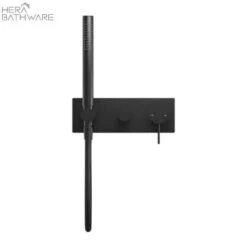 MECCA Wall Mount Handshower Divertor System -HERA Bathware Sales mecca wall mount handshower divertor systemgun metalshower railsnero tapware 720361