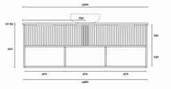 Merewether | 1500mm Wall Hung Vanity -HERA Bathware Sales merewether 1500mm wall hung vanitycenter bowlcaesarstonedekton above countervanitiesmarquis 918263