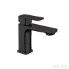 Mia Basin Mixer - Chrome / Matte Black -HERA Bathware Sales mia basin mixer chrome matte blackmatte blackbasin mixerbella vista 107849
