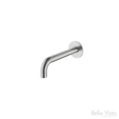 Mica Bath Spout 160mm -HERA Bathware Sales mica bath spout 160mmbrushed nickelbath spoutbella vista 990025