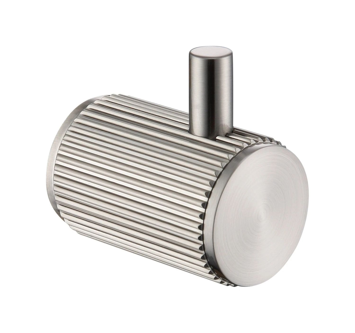 Mica Fluted Robe Hook Mica Fluted Robe Hook -HERA Bathware Sales mica fluted robe hookbrushed nickelbathroom accessoriesbella vista 639788