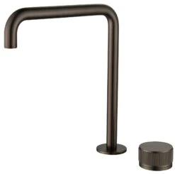 Mica Fluted Square/Goose Hob Sink/Basin Mixer Set -HERA Bathware Sales mica fluted squaregoose hob sinkbasin mixer setdusk bronzegoose neckbella vista 684242