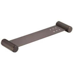 Mica Fluted Stainless Shelf – 400mm 6 Mica Fluted Stainless Shelf – 400mm -HERA Bathware Sales mica fluted stainless shelf 400mmdusk bronzebathroom accessoriesbella vista 101712