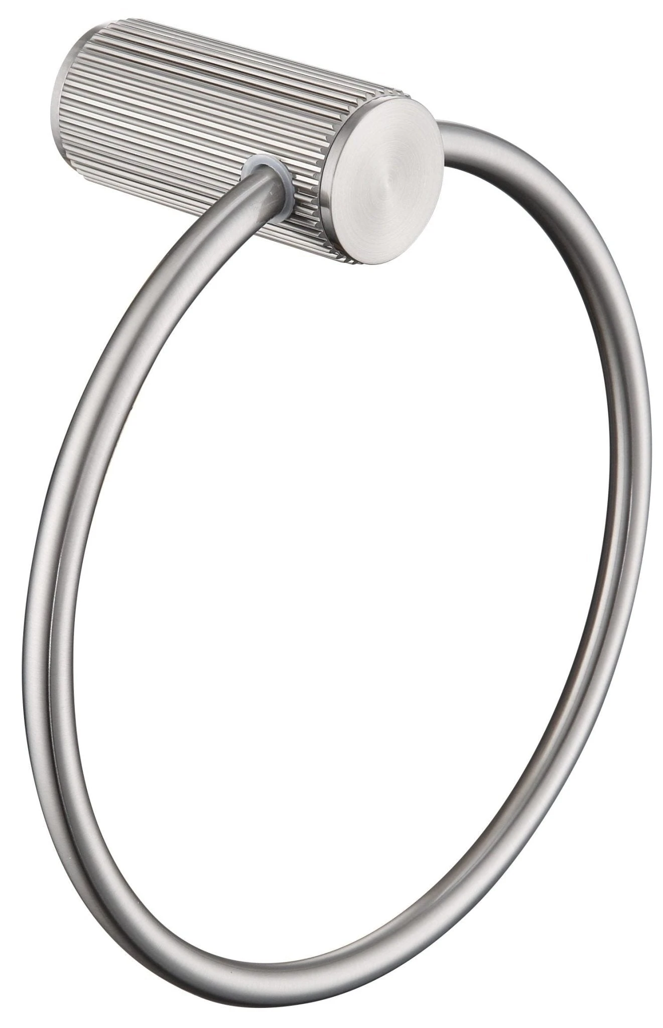 Mica Fluted Towel Ring Mica Fluted Towel Ring -HERA Bathware Sales mica fluted towel ringbrushed nickelbathroom accessoriesbella vista 762393