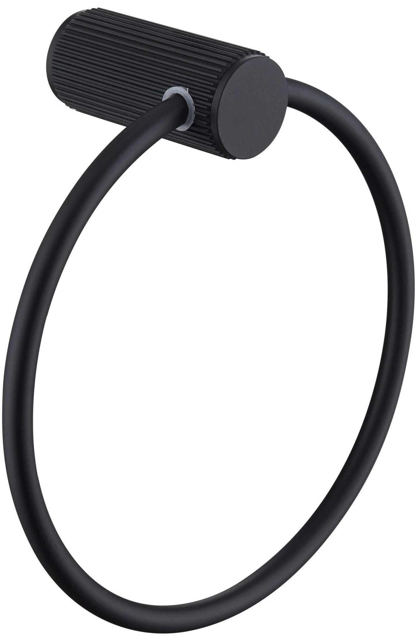 Mica Fluted Towel Ring Mica Fluted Towel Ring -HERA Bathware Sales mica fluted towel ringmatte blackbathroom accessoriesbella vista 182857