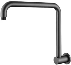 Mica Gooseneck Shower Arm - 350mm -HERA Bathware Sales mica gooseneck shower arm 350mmgunmetalshower armbella vista 827085