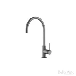 Mica Gooseneck Sink Mixer -HERA Bathware Sales mica gooseneck sink mixergunmetalkitchen mixerbella vista 759450