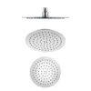 Mica Round Shower Head -HERA Bathware Sales mica round shower head200mmchromeshower headbella vista 198801