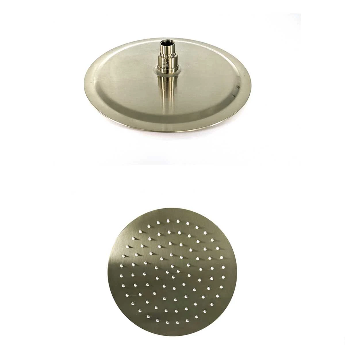 Mica Round Shower Head Mica Round Shower Head -HERA Bathware Sales mica round shower head250mmbrushed goldshower headbella vista 618826