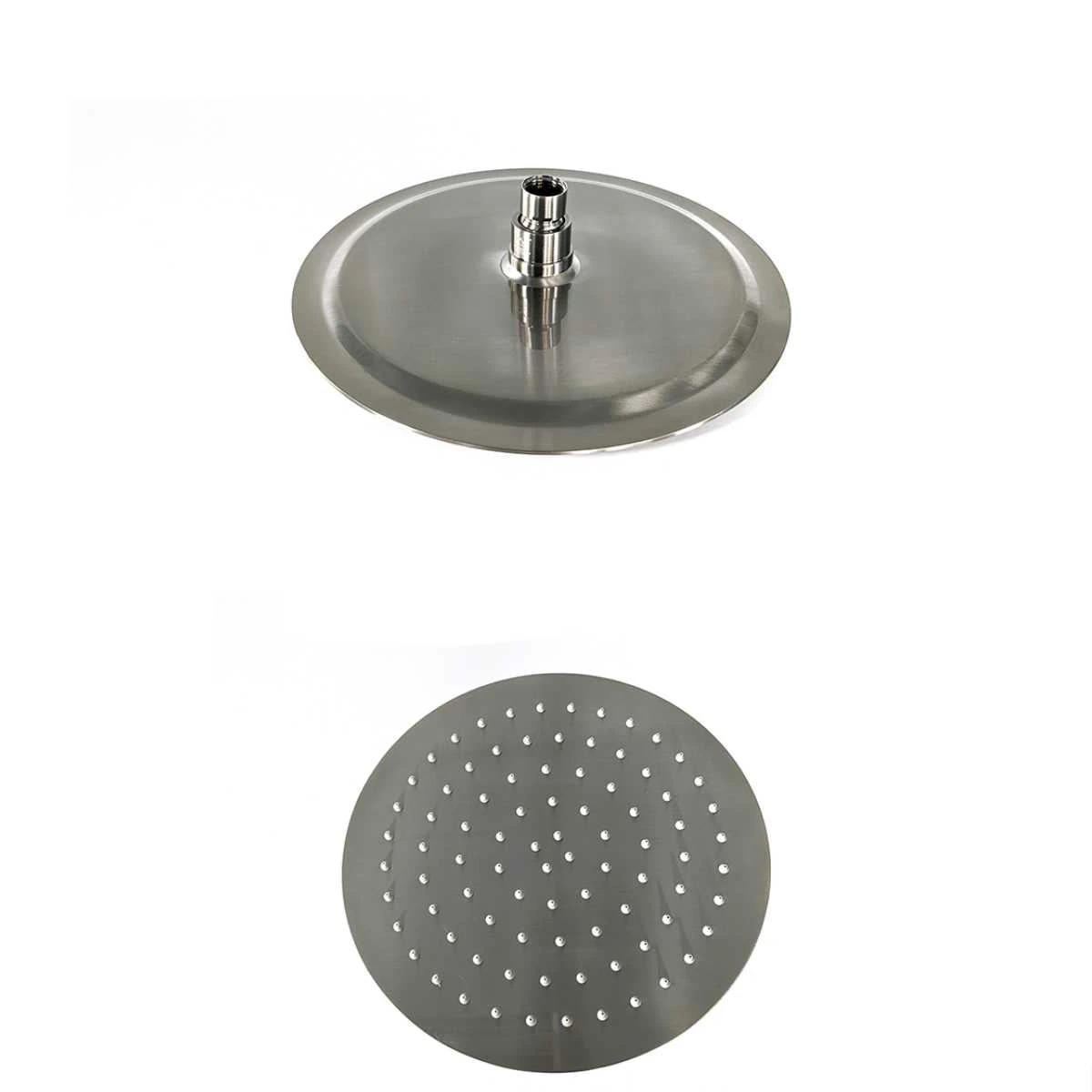 Mica Round Shower Head Mica Round Shower Head -HERA Bathware Sales mica round shower head250mmbrushed nickelshower headbella vista 849527