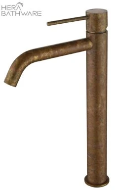 Mica Tall Basin Mixer - Chrome, Black, Brushed Nickel, Gunmetal, French Gold -HERA Bathware Sales mica tall basin mixer chrome black brushed nickel gunmetal french goldliving brasstall basin mixerbella vista 395113