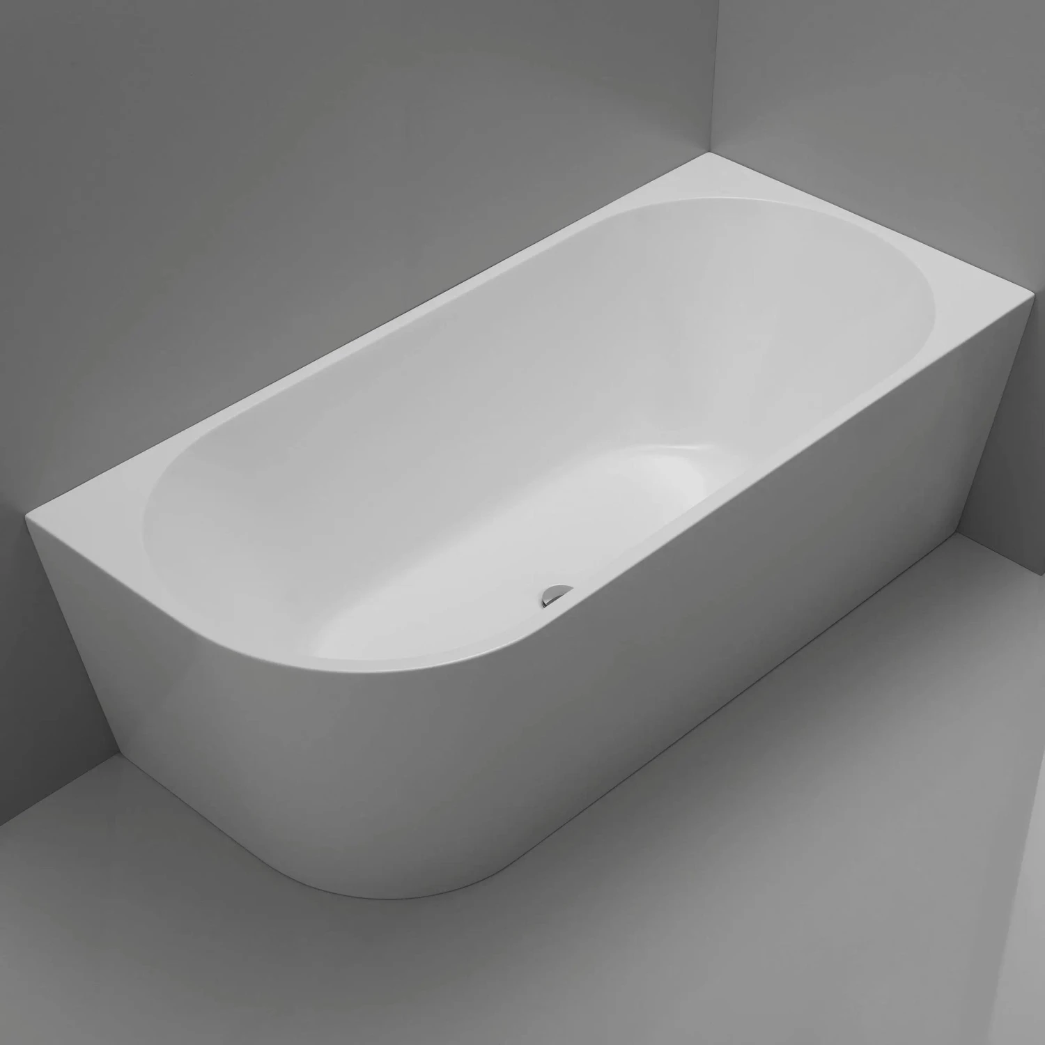 Milan Right Corner Bathtub Milan Right Corner Bathtub -HERA Bathware Sales milan right corner bathtubgloss white1500mmbathtubbest bm 850709