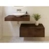 Milan Wall Hung Vanity 600mm - 1800mm Cabinet Only -HERA Bathware Sales milan wall hung vanity 600mm 1800mm cabinet onlycenter bowl600mmtimberline 547425