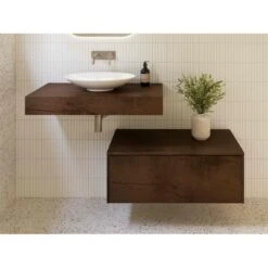 Milan Wall Hung Vanity 600mm - 1800mm Cabinet Only