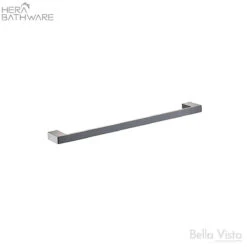 Milos - Single Towel Rail 600mm -HERA Bathware Sales milos single towel rail 600mmchrometowel railbella vista 369534