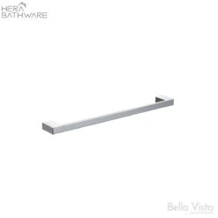 Milos - Single Towel Rail 800mm -HERA Bathware Sales milos single towel rail 800mmchrometowel railbella vista 578521