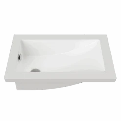 Mini Rectangle Undermount Basin 430mm White Gloss -HERA Bathware Sales mini rectangle undermount basin 430mm white glossgloss whitetimberline 144585